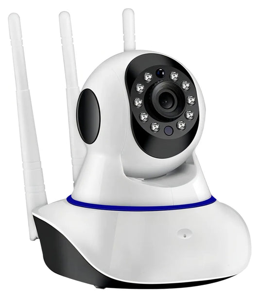 CÁMARA DE SEGURIDAD 360° – 3 ANTENAS WIFI HD